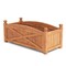 Elevated Fir Wood Raised Garden Bed with Drainage Holes Large Planting Area for Flowers and Herbs